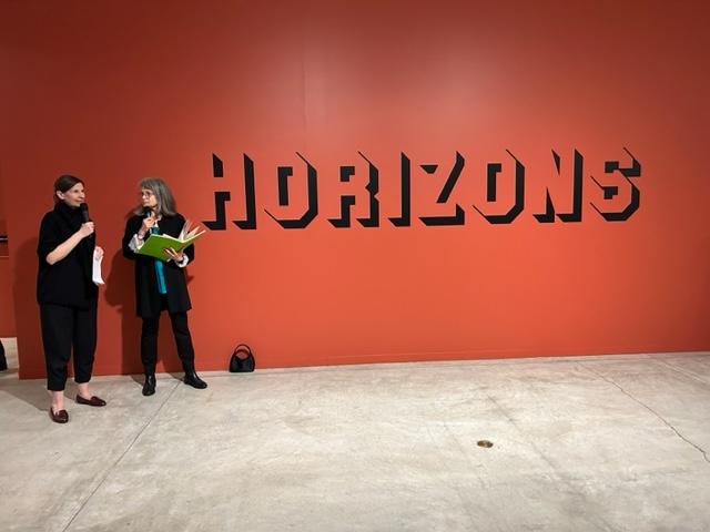 HORIZONS, concept Garry Neill Kennedy, realized by Cathy Busby + Mandy Ginson, opening, Vancouver Art Gallery, Mar 8 - Aug 25, 2024