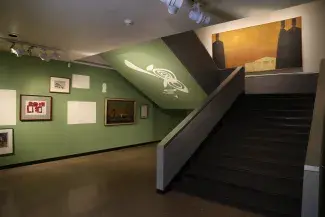 Acquired in 1964, installation, Confederation Centre Art Gallery, Charlottetown, PEI, 2014
