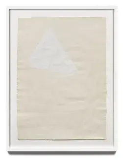 Untitled, Garry Neill Kennedy, acrylic gesso on paper, 1975, colour palette source for I WONDER, Art Metropole, Toronto, 2021