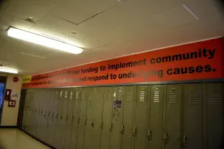 We Call, permanent installation, Gitksan Wet’suwet’en Education Society (GWES), Hazelton, BC, 2017